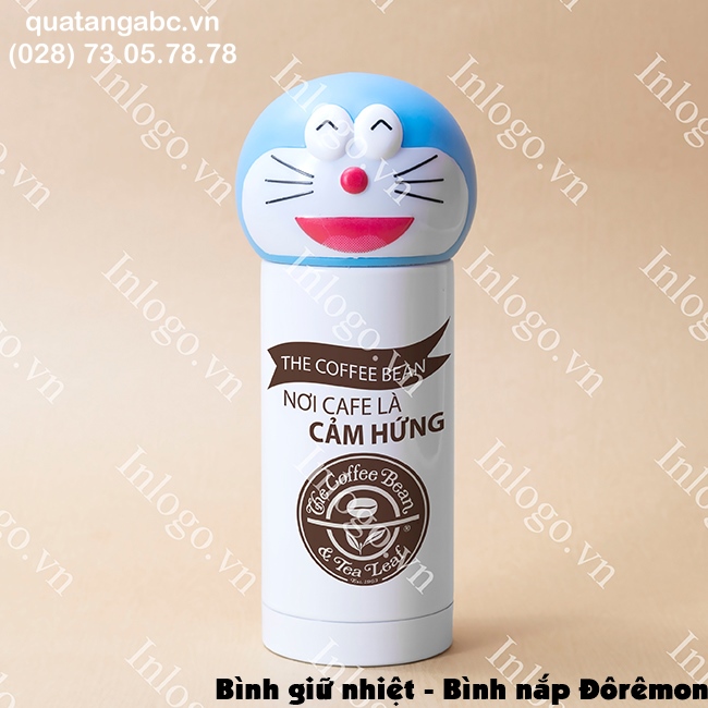 Bình Giữ Nhiệt Nắp Vặn Trắng